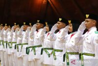 Mengenal apa itu formasi 17-8-45 pada Paskibraka